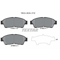 Klocki Textar - TEX2160101