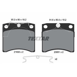 Klocki Textar - TEX2163501