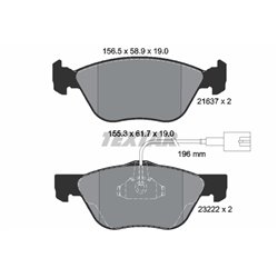 Klocki Textar - TEX2163702