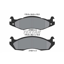 Klocki Textar - TEX2182001