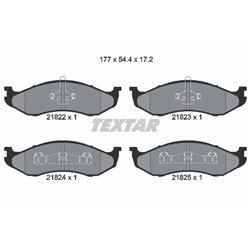 Klocki Textar - TEX2182202