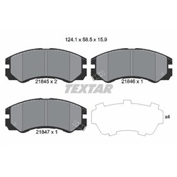 Klocki Textar - TEX2184501