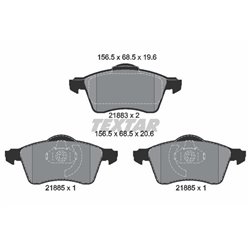 Klocki Textar - TEX2188302