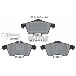 Klocki Textar - TEX2188501