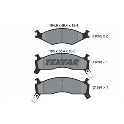 Klocki Textar - TEX2189202