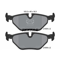 Klocki Textar - TEX2193404