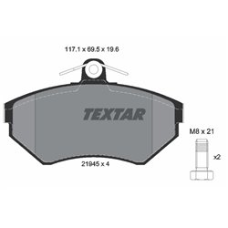 Klocki Textar - TEX2194503