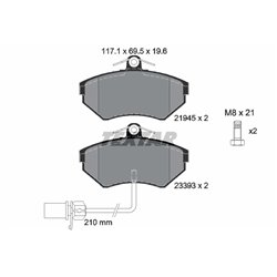 Klocki Textar - TEX2194504