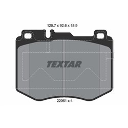 Klocki Textar - TEX2206101