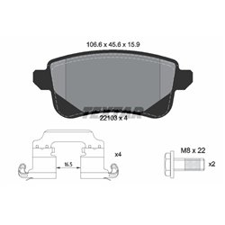 Klocki Textar - TEX2210301