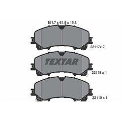 Klocki Textar - TEX2211701