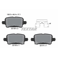 Klocki Textar - TEX2212901