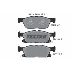 Klocki Textar - TEX2241201