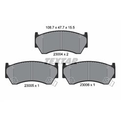 Klocki Textar - TEX2300401