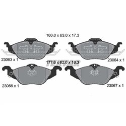 Klocki Textar - TEX2306302