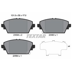 Klocki Textar - TEX2309401