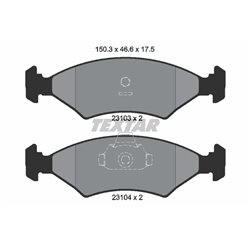 Klocki Textar - TEX2310301