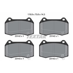 Klocki Textar - TEX2314201