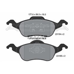 Klocki Textar - TEX2315402