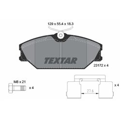 Klocki Textar - TEX2317203