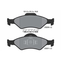 Klocki Textar - TEX2320001