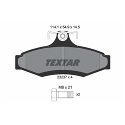 Klocki Textar - TEX2323701