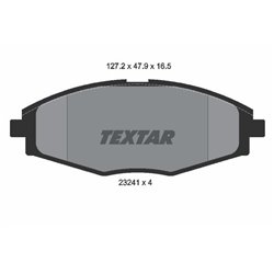 Klocki Textar - TEX2324102
