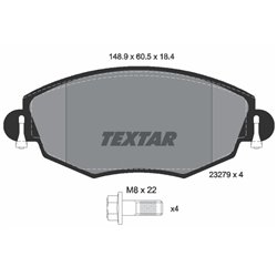 Klocki Textar - TEX2327904