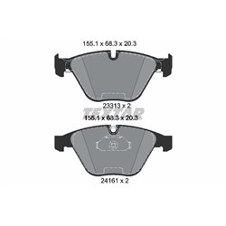 Klocki Textar - TEX2331303