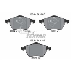 Klocki Textar - TEX2339201