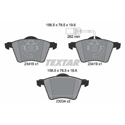 Klocki Textar - TEX2341801