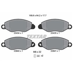Klocki Textar - TEX2343401
