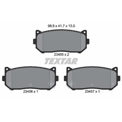 Klocki Textar - TEX2345501