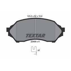 Klocki Textar - TEX2349002