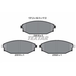 Klocki Textar - TEX2351801