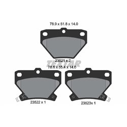 Klocki Textar - TEX2352101