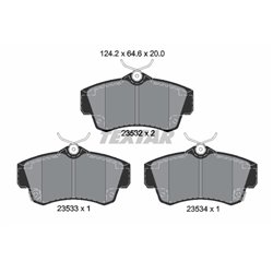 Klocki Textar - TEX2353202