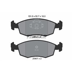 Klocki Textar - TEX2355202