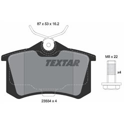 Klocki Textar - TEX2355406