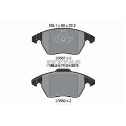 Klocki Textar - TEX2358704