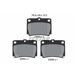 Klocki Textar - TEX2359301