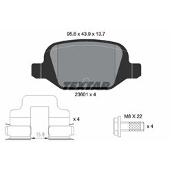 Klocki Textar - TEX2360102