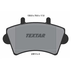Klocki Textar - TEX2361301