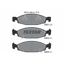 Klocki Textar - TEX2363101