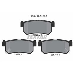 Klocki Textar - TEX2367301