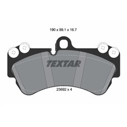 Klocki Textar - TEX2369202