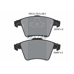 Klocki Textar - TEX2374702