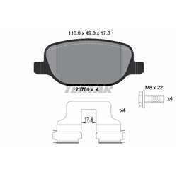 Klocki Textar - TEX2376002