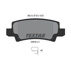 Klocki Textar - TEX2381601