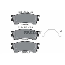 Klocki Textar - TEX2384504